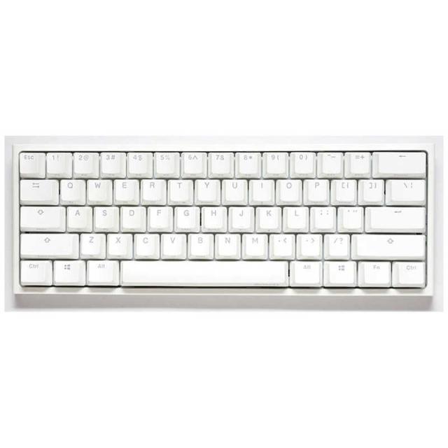Ducky One2 Pro Mini RGB白銀軸 CherryMXキーボード Ducky One 2 Pro Mini RGB Pure White Cherry Speed Silver RGB dk