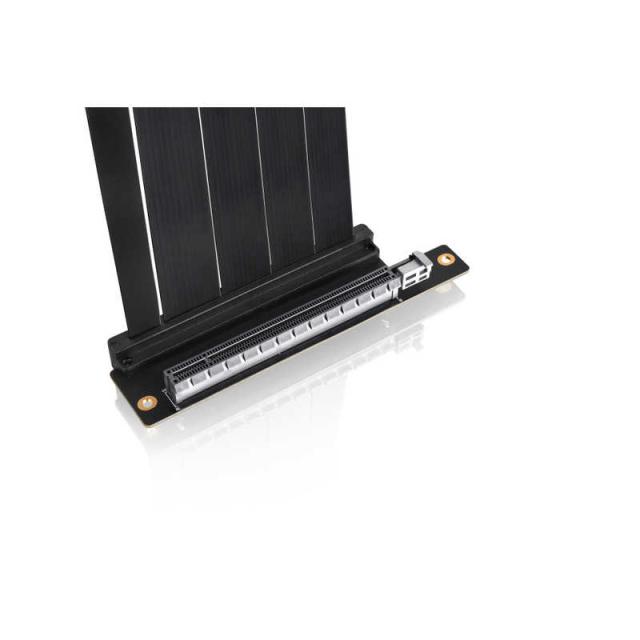 Cavo Riser PCI-E 4.0 Dual 90° Thermaltake – 130 Mm, Adattatore Nero Per Scheda Madre E GPU