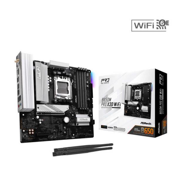 ASROCK　B650M Pro X3D WiFi ［MicroATX］　B650MProX3DWiFi_6