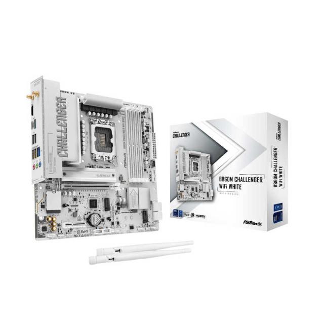 ASROCK　ASRock B860M Challenger WiFi White ［MicroATX］　B860MChallengerWiFiWhite