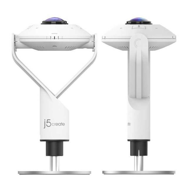 J5　ウェブカメラ マイク内蔵 360° パノラマミーティング ホワイト [有線]　JVCU360_3