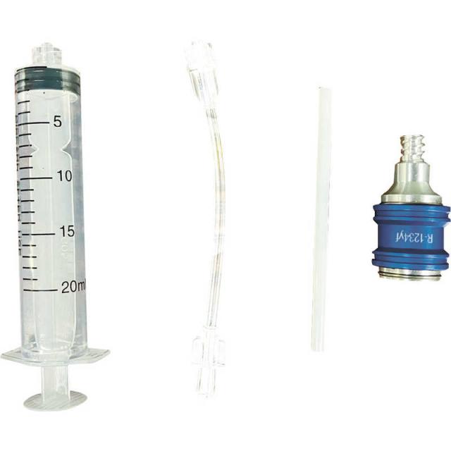 SIGNET　カーエアコン用 R1234yf対応 オイル・蛍光剤注入器セット 使い切りタイプ 自動エア抜きカプラー付　40603 4,701円