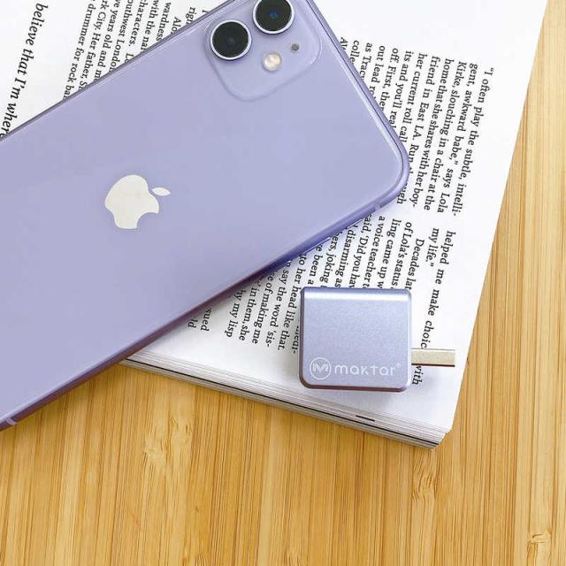 MAKTAR iOS&Android 両用カードリーダーQubii Duo Amazon | Maktar Qubii Duo USB Type C ホワイト (microSD 128GB