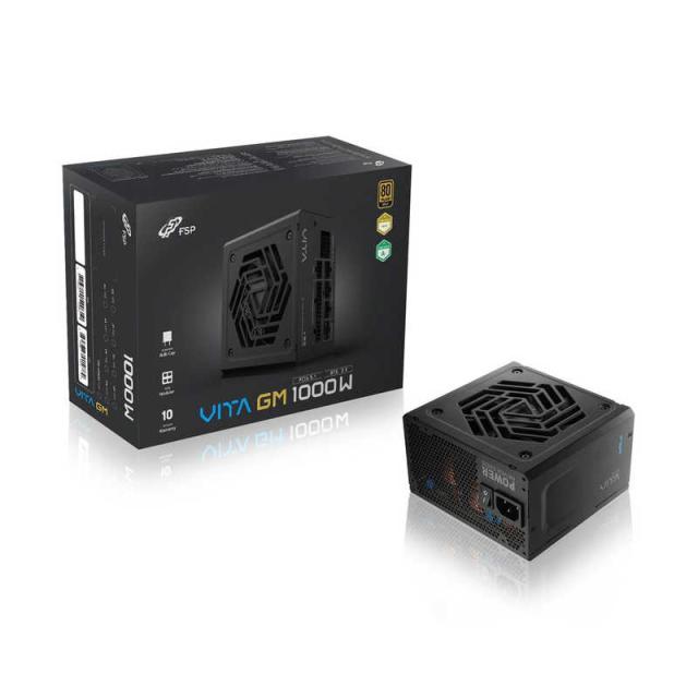 FSP　VITA GM 1000W ［1000W /ATX /Gold］ VITA GM ［1000W /ATX /Gold］ ブラック　VITA1000GM