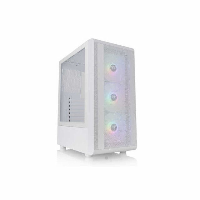 THERMALTAKE　PCケース［ATX /Micro ATX /Mini-ITX］S200 TG ARGB Snow Edition ホワイト　CA1X200M6WN00