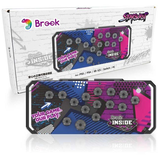 【限定値下げ】美品【Brook PS5対応】 レバーレスコントローラー PS5対応レバーレス コントローラー PUNKWORKSHOP黒B brook