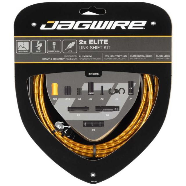 JAGWIRE　2X Elite Link Shift Kit 2X エリートリンクシフトキット ゴールド　CBS03601