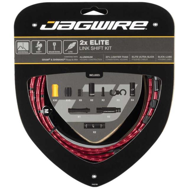 JAGWIRE　2X Elite Link Shift Kit 2X エリートリンクシフトキット レッド　CBS03602