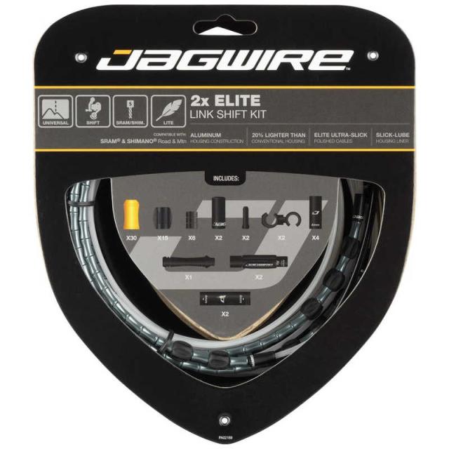 JAGWIRE　2X Elite Link Shift Kit 2X エリートリンクシフトキット リミテッドグレー　CBS03604