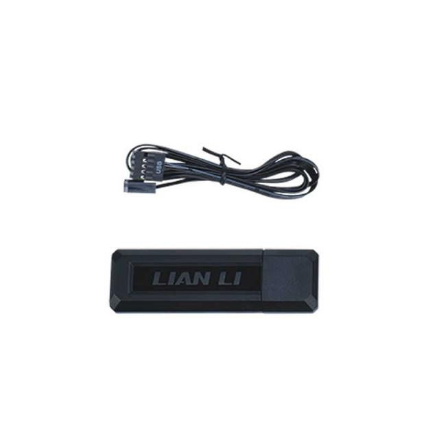 LIANLI　UNI FAN SL LCD Wireless 120 BK Triple Pack ブラック　UF-SL120-LCD-WLS-3B