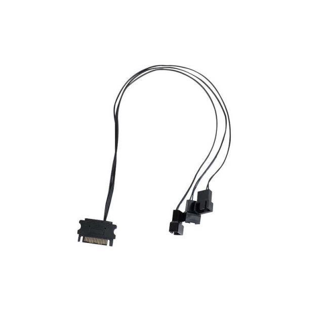 LIANLI　UNI FAN SL LCD Wireless 120 BK Triple Pack ブラック　UF-SL120-LCD-WLS-3B