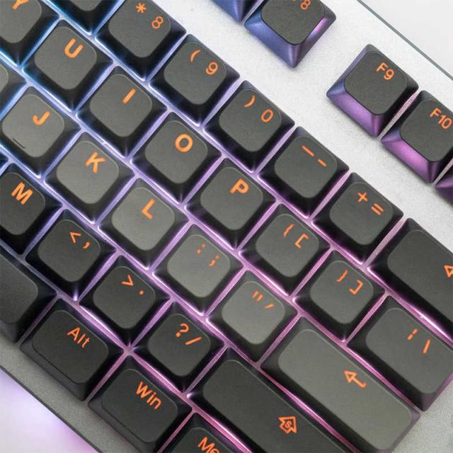 Tai-Hao　BOBO PBT BACKLIT Type Smoky Dawn ゲーミングキーキャップ グレー　th-bobo-smokey-dawn-keycap-set_4