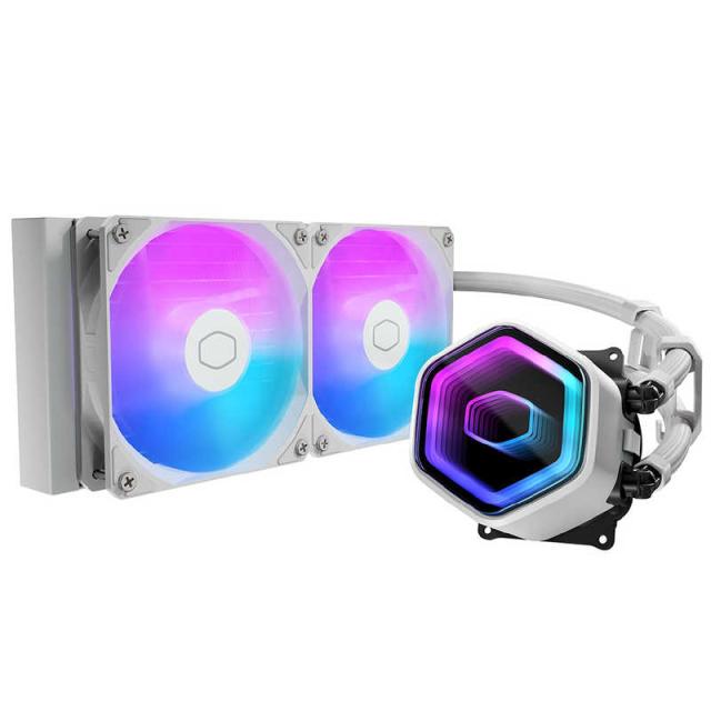 クーラーマスター　MasterLiquid Core II 240 White ARGB X6G2　MLW-D24M-A18PA-JW