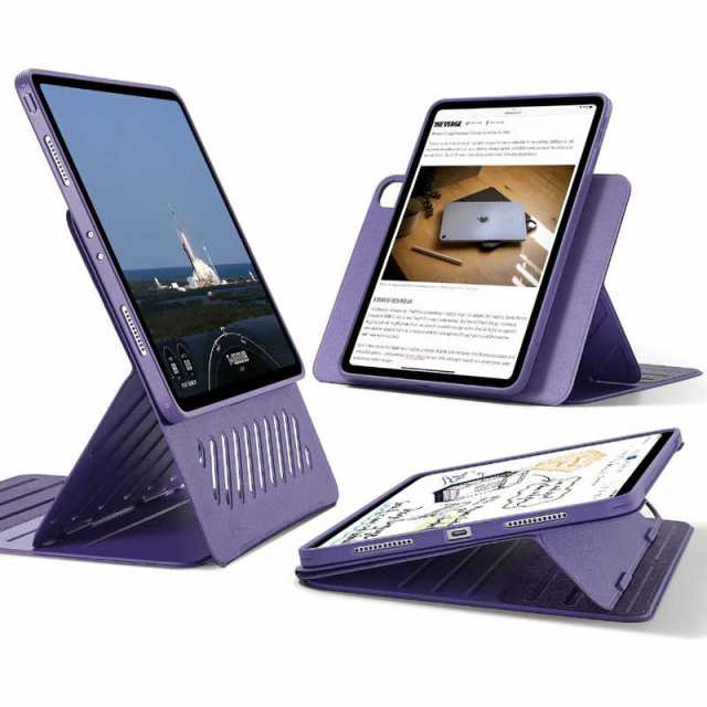 ESR　13インチiPad Pro(M4)用 Shiftマグネットケース Purple　ESRShiftMagneticiPadPro13M4