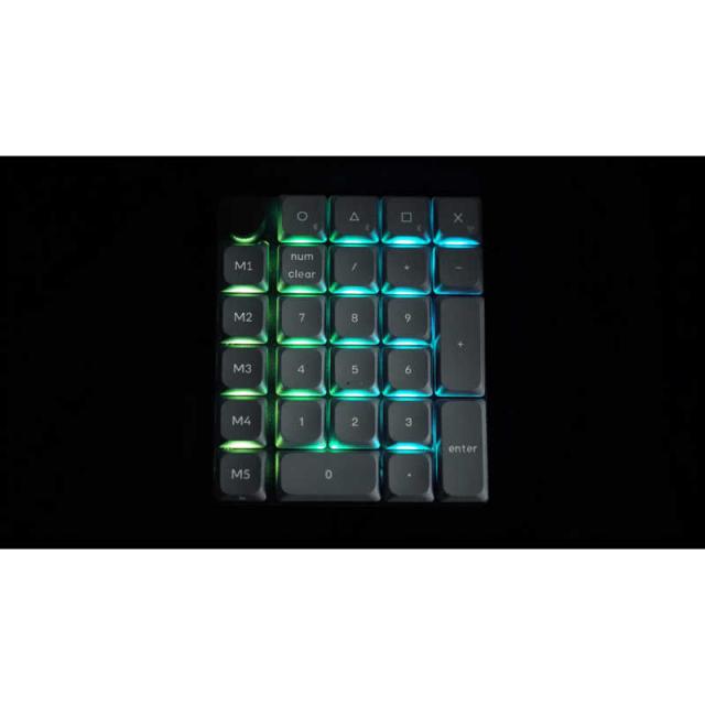 キークロン テンキー K0M RGB(赤軸・ホットスワップ対応) ［有線