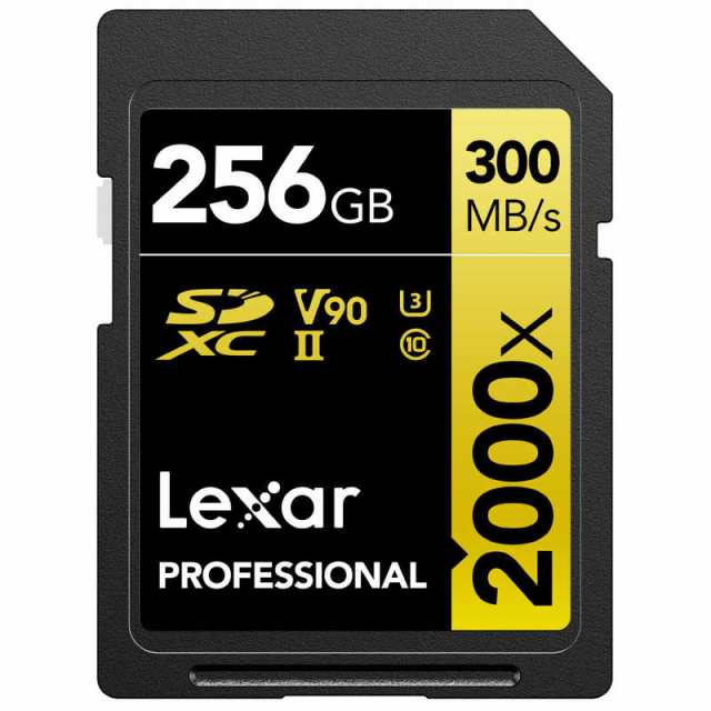 LEXAR　SDXCカード Professional 2000x (Class10 /256GB)　LSD2000256G-BNNNJ