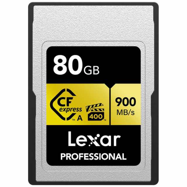 LEXAR　Cfexpressカード TypeA GOLD (80GB)　LCAGOLD080G-RNENJ