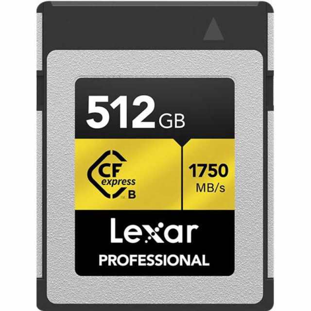 LEXAR　Lexar CFexpressカード Type-B 512GB GOLD　LCXEXPR512GRNENJ