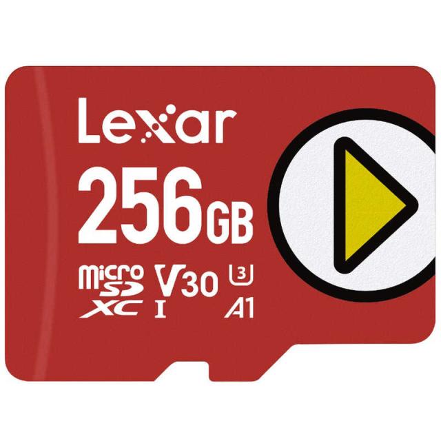 LEXAR　PLAY microSDXCカード 256GB UHS-I U3 V30 A1 ［Class10 /256GB］　LMSPLAY256G-B1NNJ
