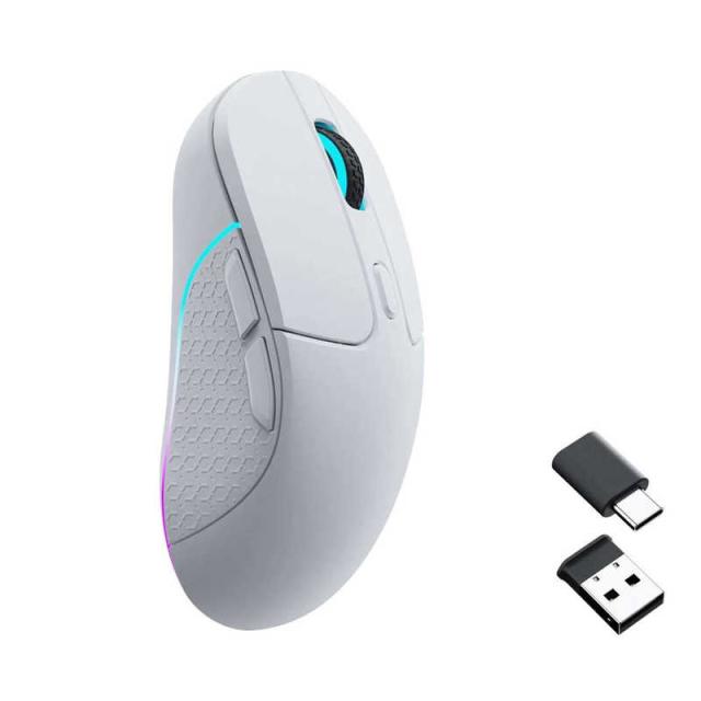 キークロン　マウス USB-C＋USB-A対応 M3 [光学式 /有線／無線(ワイヤレス) /6ボタン /Bluetooth・USB] ホワイト　M3-A3の通販は