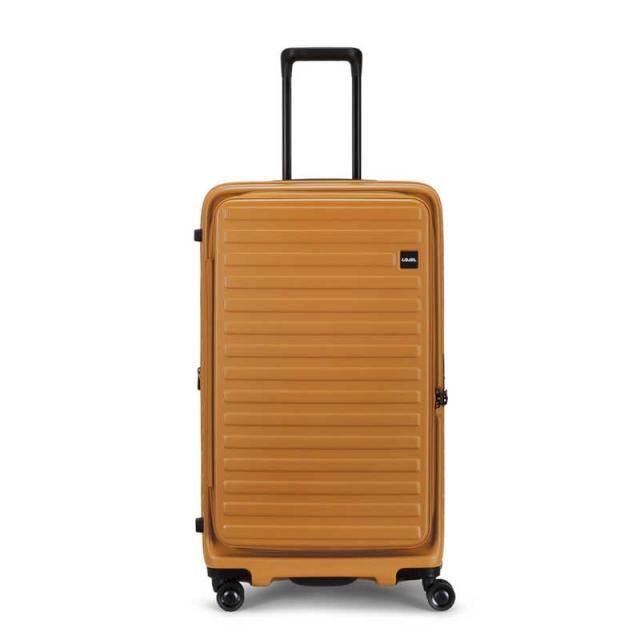 LOJEL　スーツケース REFRESH ファスナータイプ 旅行日数目安：1週間以上 約100L TSAロック搭載 Cubo ［TSAロック搭載］ ゴールデンオーカー　CUBO-FIT-REFRESH-GO