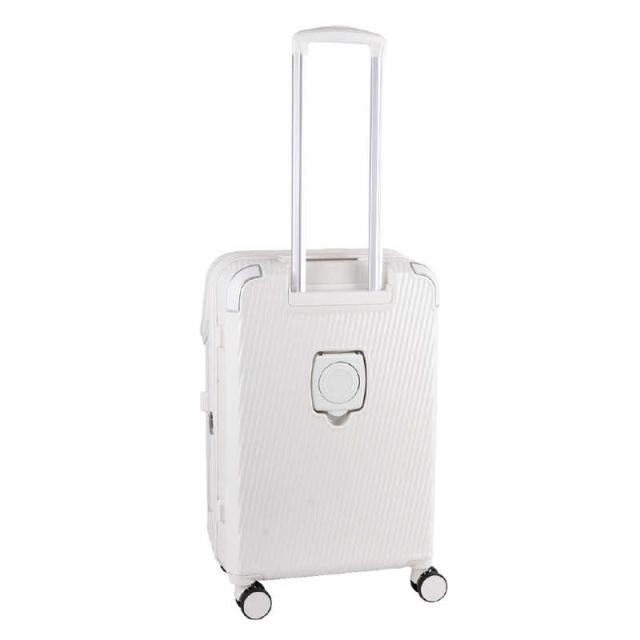 トラベリスト　TRAVELIST スーツケース アクセル トップオープン型キャリー Mサイズ ストッパー 拡張機能付き 宿泊目安：5泊〜1週間 [TSAロック搭載 / 51L] アイボリー　76-25206_2