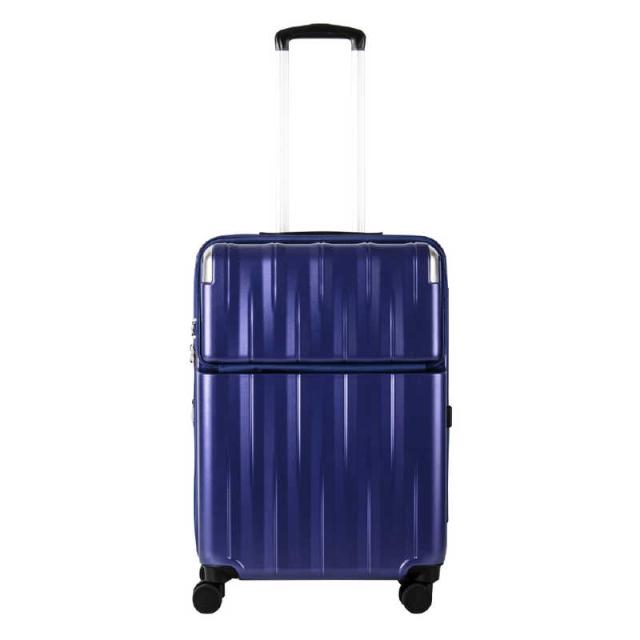 トラベリスト　TRAVELIST スーツケース レスト Mサイズ 拡張機能付き トップオープン 宿泊目安：5泊〜1週間 [TSAロック搭載 / 60L] マットネイビー　76-25082_2