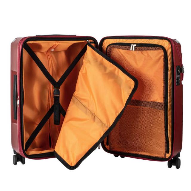 トラベリスト　TRAVELIST スーツケース レスト Mサイズ 拡張機能付き トップオープン 宿泊目安：5泊〜1週間 [TSAロック搭載 / 60L] マットネイビー　76-25082_7
