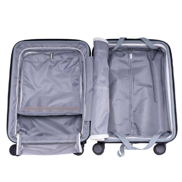 み トラベリスト ワンタッチトップオープン 機内持込スーツケース