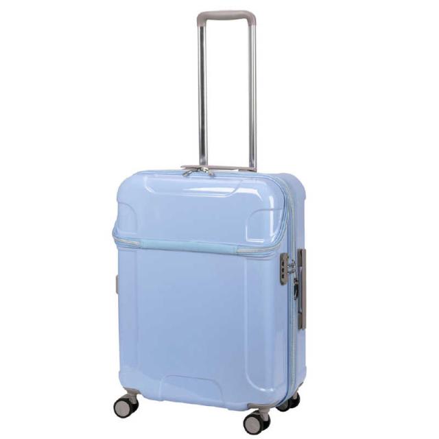 アクタス　トップオープンキャリーソフィーマカロン ファスナータイプ 宿泊目安：５泊〜１週間以上 57L(68L) TSAロック搭載 スカイ　74-31252