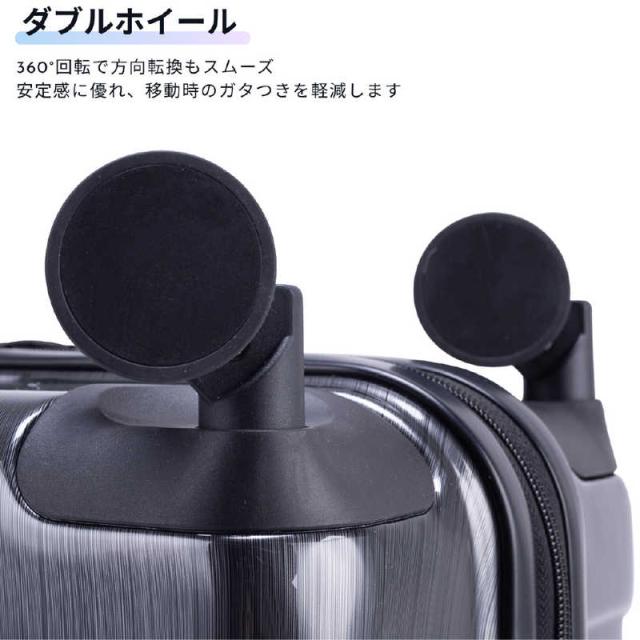 GRAND+ フロントオープンキャリー Sサイズ 機内持込 ビジネスキャリー