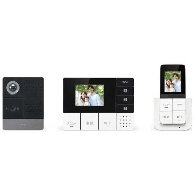 ELPA　DECT方式ワイヤレステレビドアホン ｢モニター&ポータブルセット｣　DHS-TMP2320 20,860円
