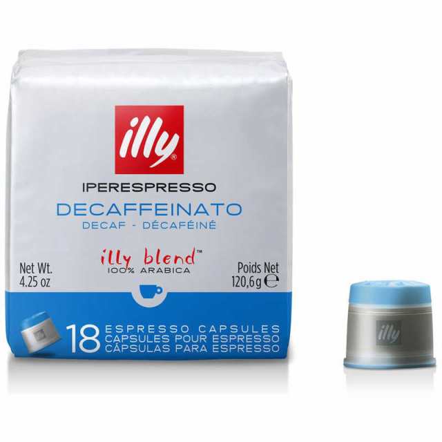 キーコーヒー illy(イリー) エスプレッソカプセル デカフェ 18個 18ｺ