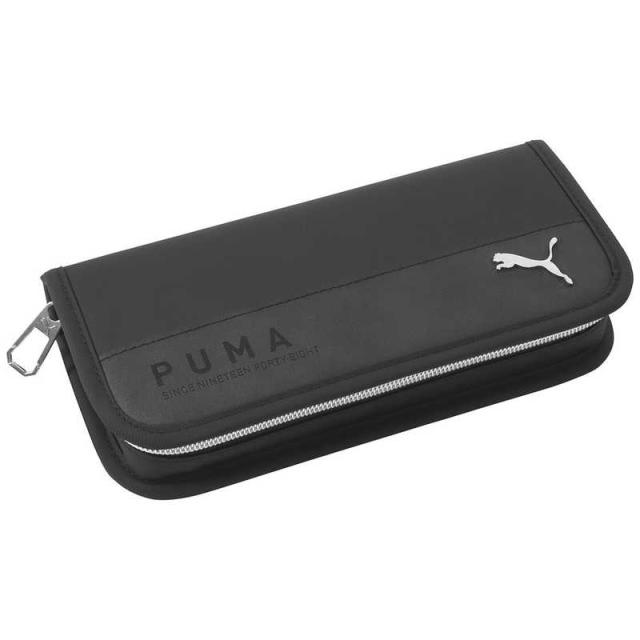クツワ PUMA プーマ メタルキャットペンケース 黒 PM388BKの通販