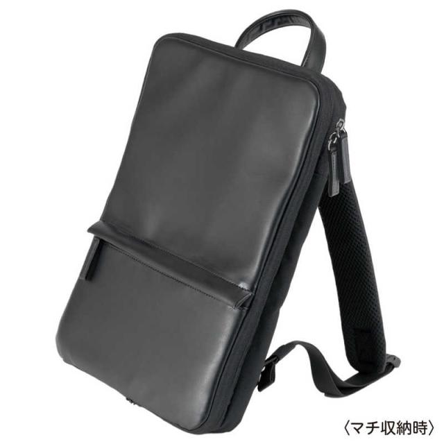 ナカバヤシ　厚みが変わるPCバックパック 14インチ　CB282BK