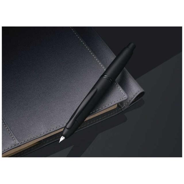 パイロット 万年筆 キャップレス マットブラック 細字 FC-18SR-BM-F