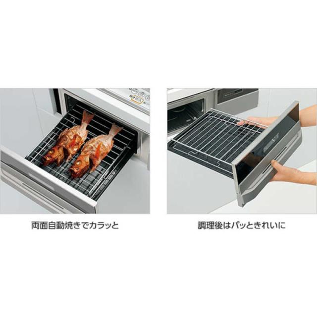 三菱　MITSUBISHI　ビルトインIHクッキングヒーター らく楽IH [60cm幅 2口IH] シルバー(宅配商品)　CS-G20AKS_1