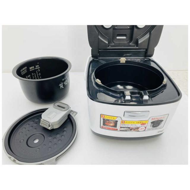 三菱 MITSUBISHI 炊飯器 3.5合 備長炭 炭炊釜 IH 白磁 はくじ 炊飯 