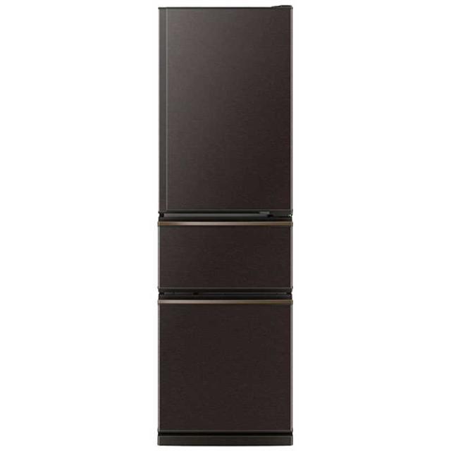 三菱:冷凍冷蔵庫330L(2〜3人用)ダークブラウン 三菱:冷凍冷蔵庫330L(2〜3人用)ダークブラウン Amazon.co.jp