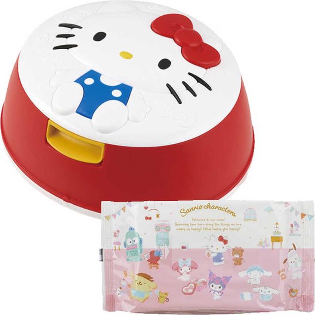 レック ハローキティ ウェットティッシュケース＆水99.9％ウェット
