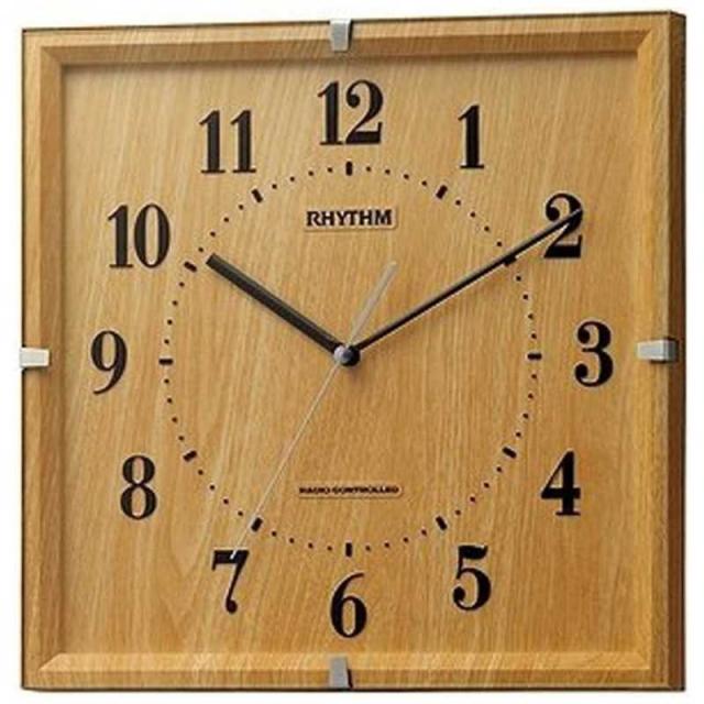 リズム時計　電波掛け時計｢ライブリーエミリ｣　8MY502SR07の通販は 4,824円