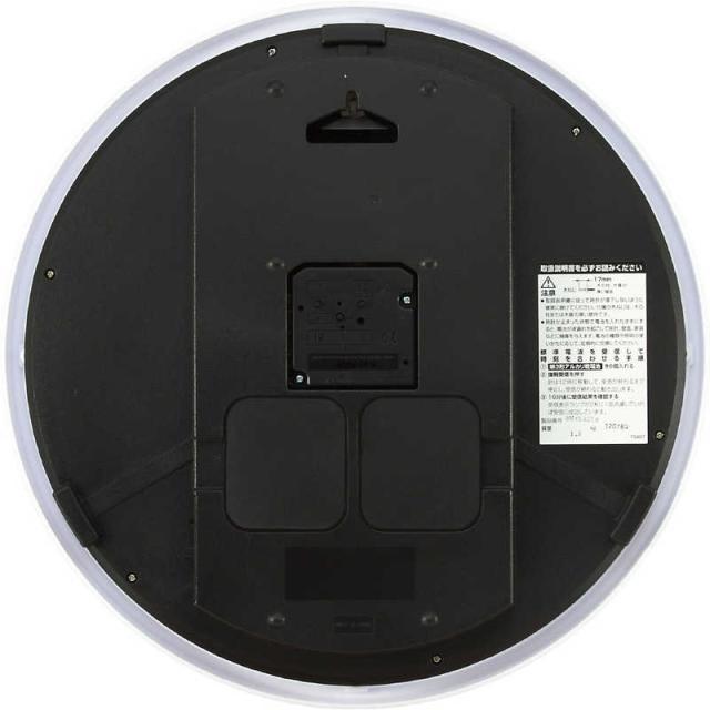 RHYTHM リズム　RHYTHM 夜間自動点灯ライト付電波掛け時計　8MY532SR06_2