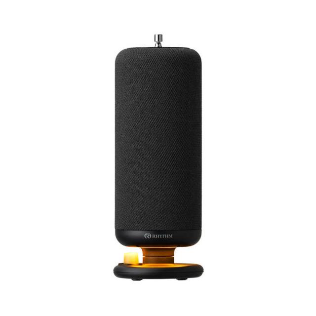 RHYTHM リズム　CRANKSPEAKER もしもの時も給電、くつろぎのラジオ付き ［防滴 / Bluetooth対応］ 黒　9YYA50RH02_1