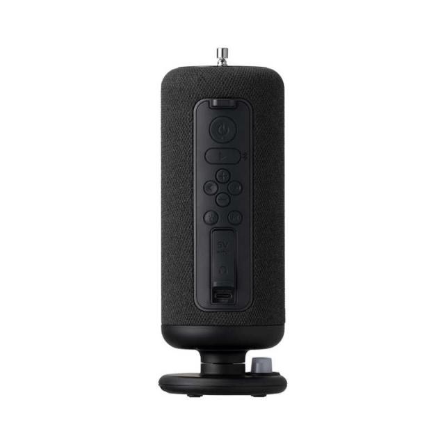 RHYTHM リズム　CRANKSPEAKER もしもの時も給電、くつろぎのラジオ付き ［防滴 / Bluetooth対応］ 黒　9YYA50RH02_4