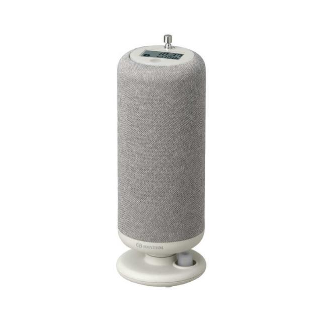 RHYTHM 音楽的リズム CRANKSPEAKER もしもの時も給電、くつろぎのラジオ受信機付き添い人 ［防滴 / Bluetooth相応う］ ともし火薄墨色 9YYA50RH08