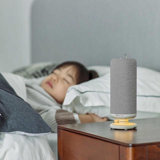 RHYTHM 音楽的リズム CRANKSPEAKER もしもの時も給電、くつろぎのラジオ受信機付き添い人 ［防滴 / Bluetooth相応う］ ともし火薄墨色 9YYA50RH08