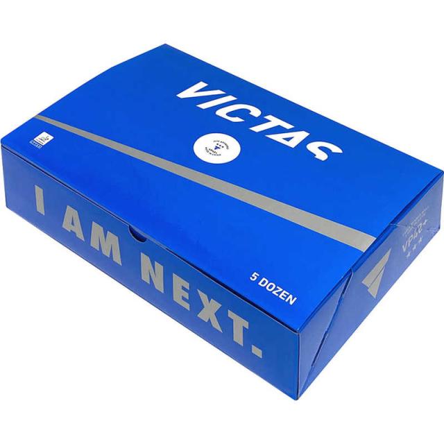 ティーエスピー　卓球 公認試合球 VP40＋ 3スター《5ダース(60個入り)》　015200