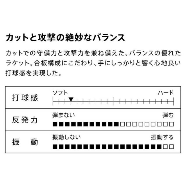 VICTAS　卓球ラケット シェークハンド スーパーディフェンシブ SUPER DEFENSIVE(守備用/FL)　310194_2
