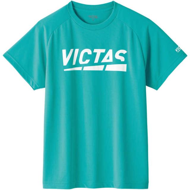 VICTAS　男女兼用 ユニセックス プレイ ロゴ ティー PLAY LOGO TEE(130サイズ/) グリーン　632101