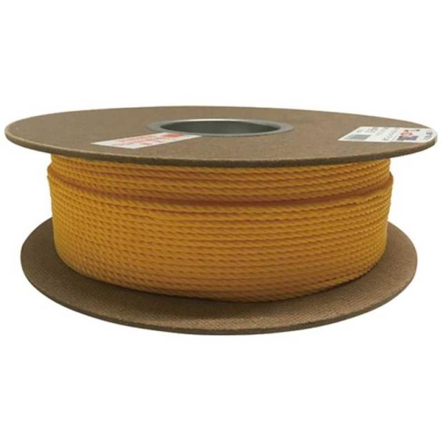 ユタカメイク　ユタカ ポリエチレンロープドラム巻 3mm×200m イエロー　PRE-70 4,446円